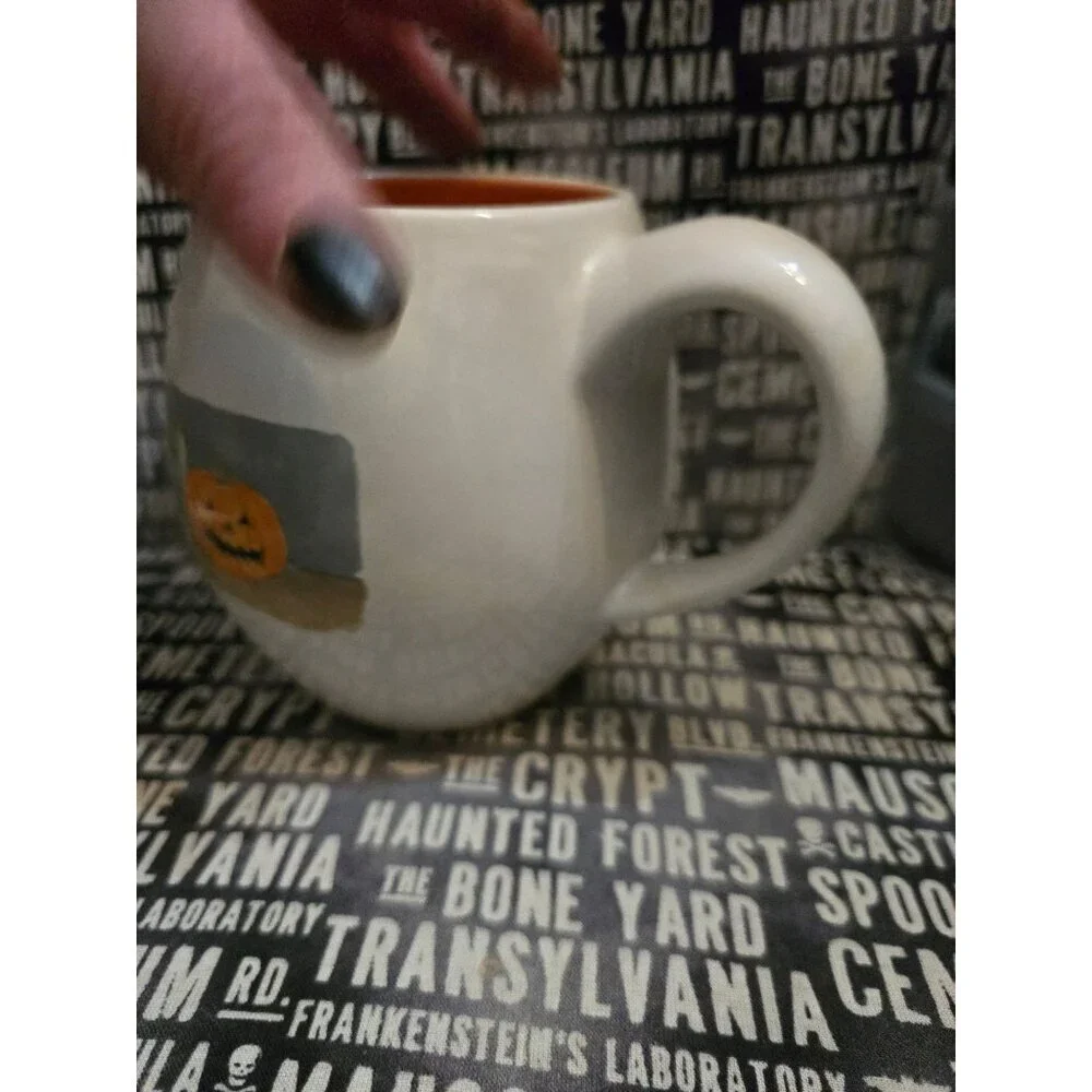 Rae Dunn Happy Halloween Pumpkin Icon Coffee Mug